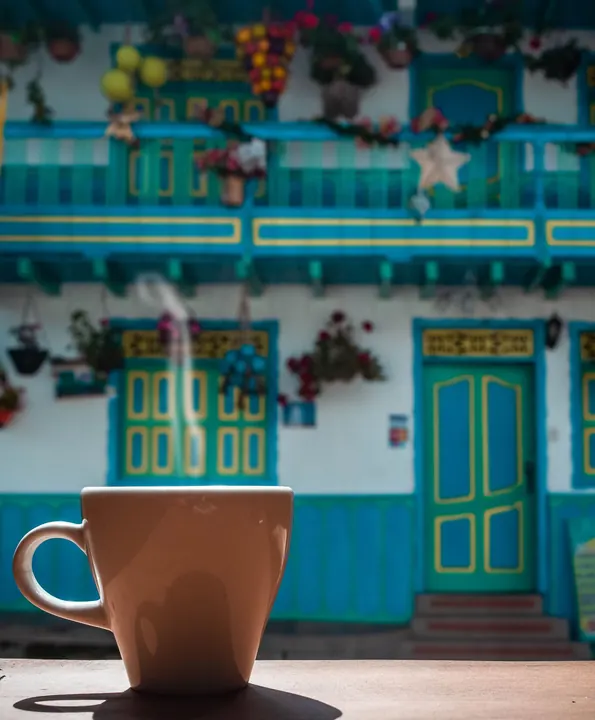 Colombian coffee in Salento, Colombia