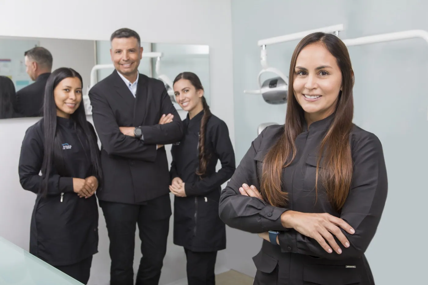 Dr. Julia Molina and the Smiles by Julia Molina dental team in Colombia